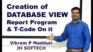 SAP ABAP DB View Creation