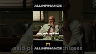 When McDonald's🍟business plan was born! The Founder🎥#shorts