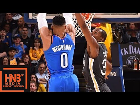 Golden State Warriors vs Oklahoma City Thunder Full Game Highlights / Feb 6 / 2017-18 NBA Season