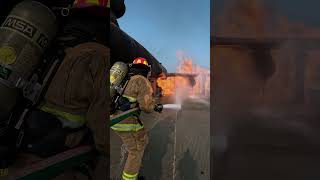GoPro | A Firefighter&#39;s POV 🎬 Erik Fernandez #Shorts #Firefighting