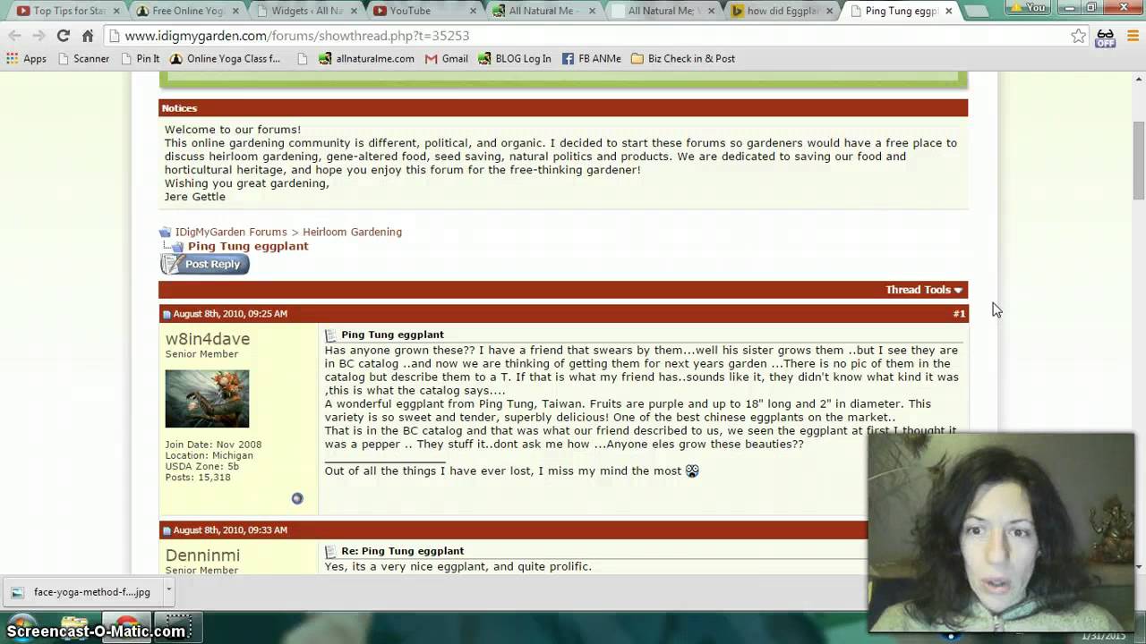 Sadie Unveils the Origin of Ping Tung Eggplant