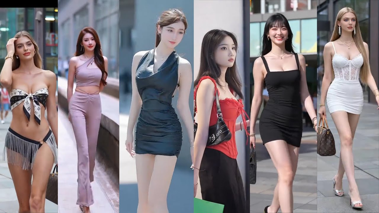 Вирусная уличная мода Китая в TikTok: горячая и трендовая