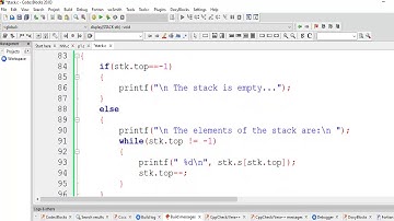 stack implementation