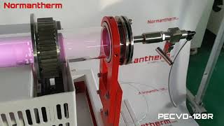 Pecvd Working Plasma Chemical Vapor Deposition System With Preheating Vacuum Furnace