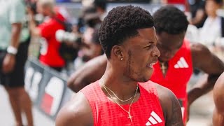DeAndre Daley Jamaica runs 10.15, 100m at Ed Murphy Classic 2025, Emanuel Archibald Guyana 10.17