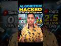 YouTube Algorithm Hack 😱 | 0 Views Se 2.5 Million Views Ka Secret! #shorts #grow