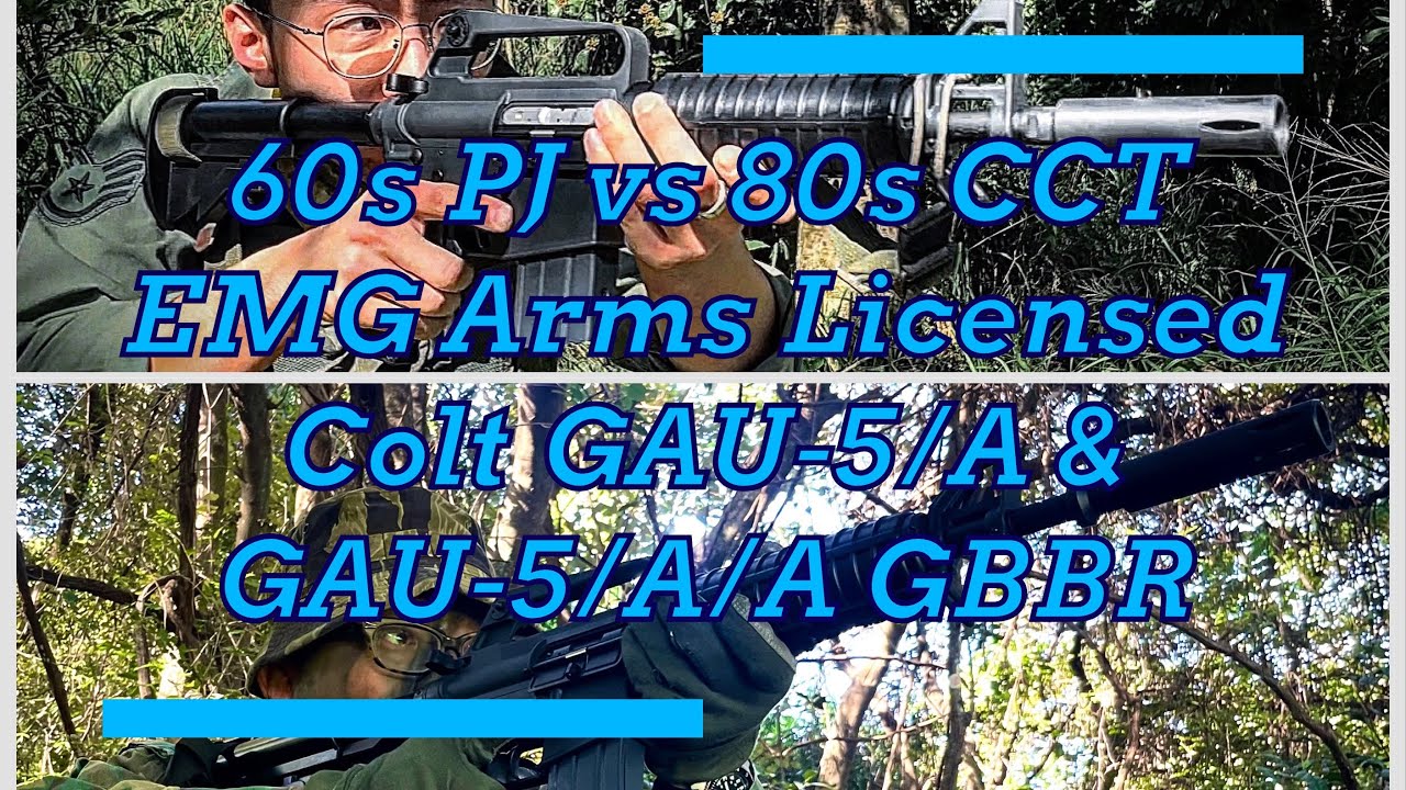 EMG Arms Licensed Colt GAU-5/A & GAU-5/A/A GBBR - YouTube