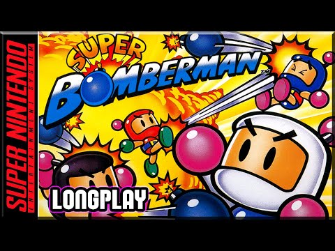 Super Bomberman - Full Game 100% Walkthrough | Longplay - SNES