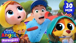 Chuva Chuva Vá Embora ☔🌦️ Little Angel Brasil | Músicas Infantis em Português