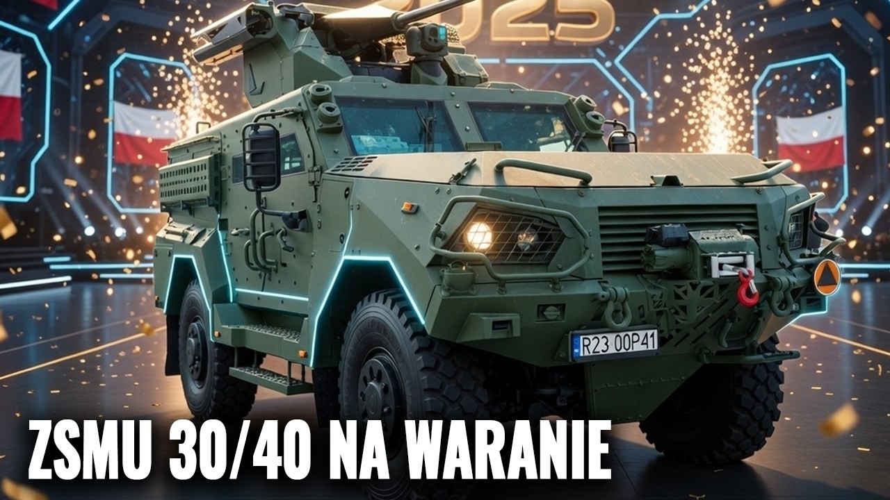 Lekka wieża ZSMU 30/40 na Waranie – mobilny zabójca dronów od HSW | PODCAST