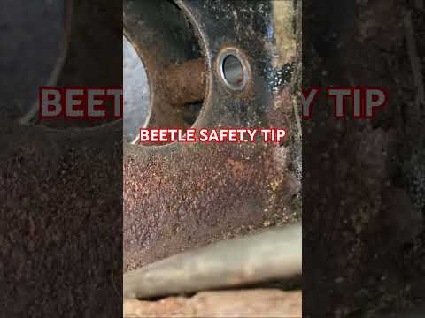 VW BEETLE SAFETY TIPS - VW BEETLE RESTORATION CHANNEL #sladesbeetle #vwbeetle