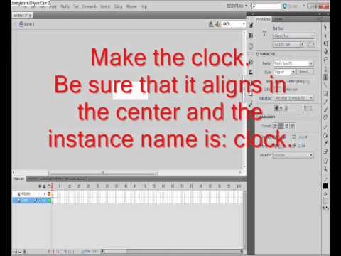 How to make an AS2 24 hour clock in Flash