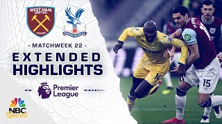West Ham United v. Crystal Palace | PREMIER LEAGUE HIGHLIGHTS | 1/18/2025 | NBC Sports