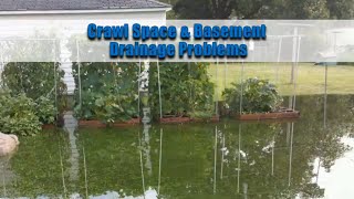 Crawl Space,  Basement, Slab on Grade Flooding & Yard Drainage Problems - Charlotte & Waxhaw, NC