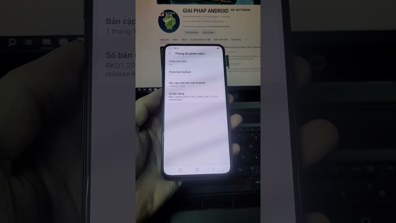 Xóa tài khoản VinID VOS 4.0 Aris Pro các dòng Vsmart Android 11