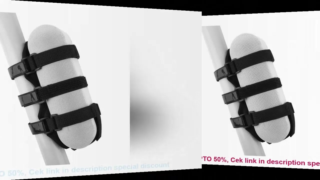 Adjustable Bike Bottle Cage Mount Holder Strap B luetooth Speaker Mount Strap Holder Nylon Riding Ke