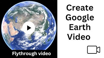 Create Zoom in video in Google Earth | Flythrough video