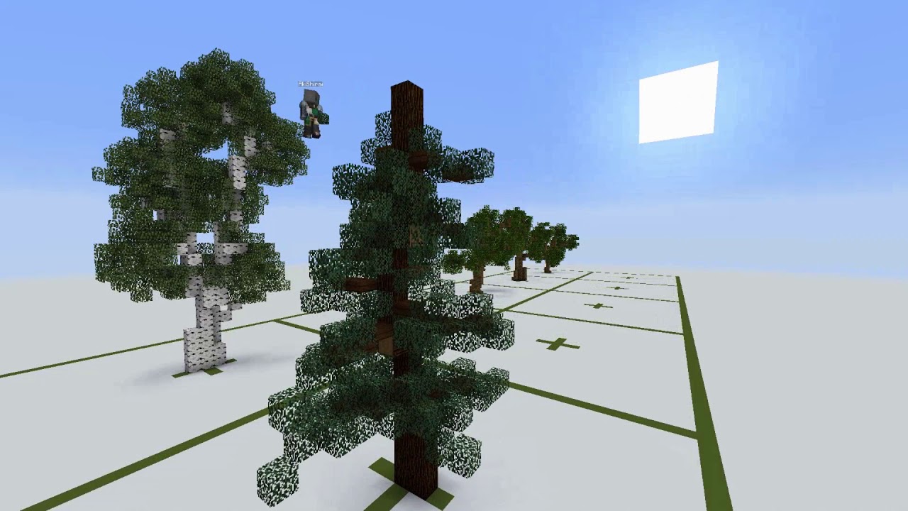 Minecraft - Custom Trees Building