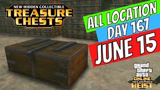 GTA Online Treasure Chest Locations June 15 | DAY 167 ON THE CAYO PERICO ISLAND