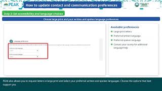 How to Update Your Colorado PEAK Notifications and Preferences