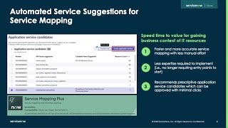 How to map services in minutes with Automated Service Suggestions