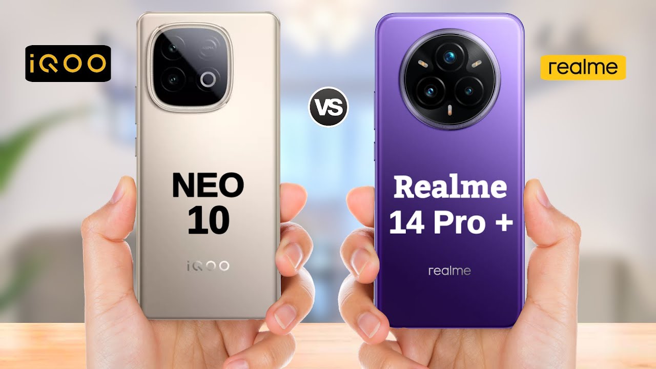 iQOO NEO 10 5G vs Realme 14 Pro Plus 5G || Full Comparison