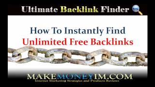 Free Backlinks Tool: Find Unlimited Quality  Free Backlinks In Any Niche