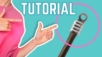 How to Use Flat Fold Over Crimps on Round Cord - DIY Necklace Tutorial