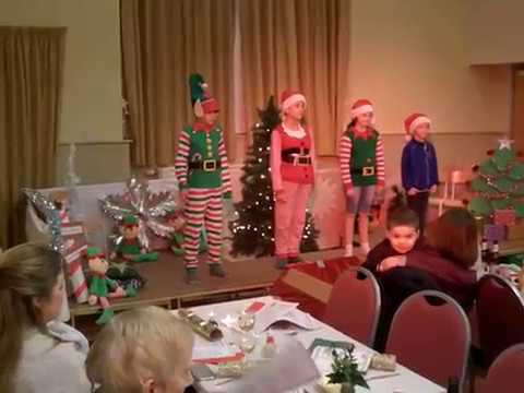 Milburn Village Primary School performance at the village Christmas Party Dec 2018