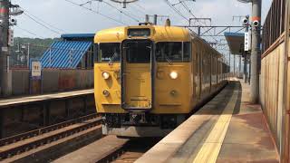 普通児島行き115系 瀬戸大橋線植松駅発車