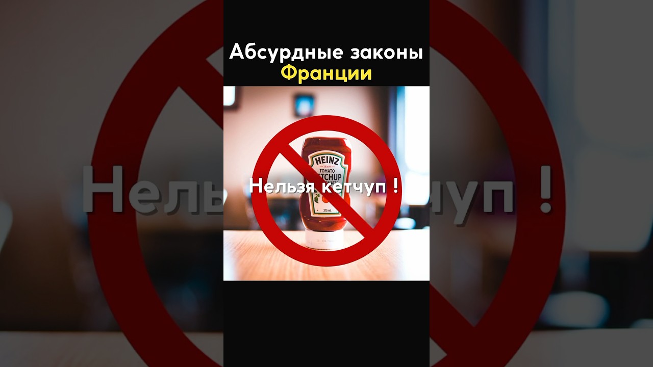 Почему во Франции запрещен кетчуп? 