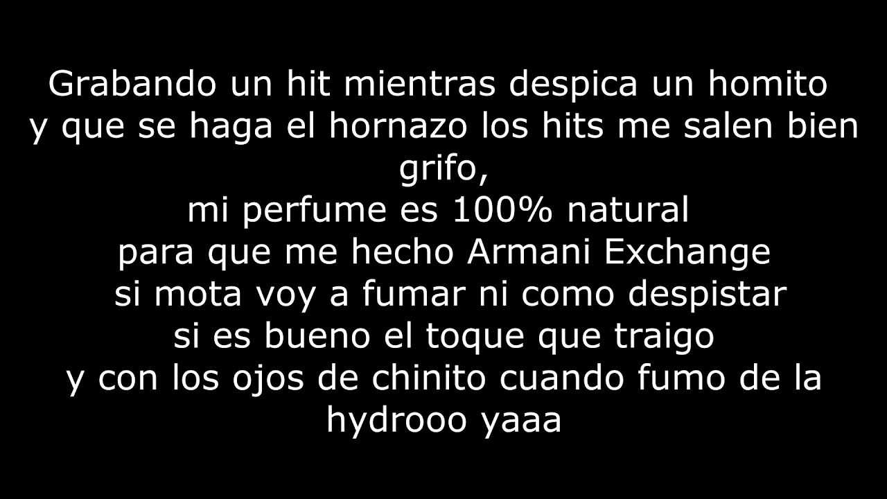 SACA EL JOINT - BIG LOS & 50 50 / LETRA