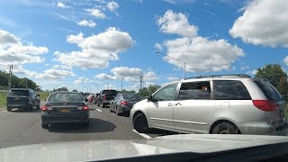 Time lapse of record traffic trying to get to NYS Fair