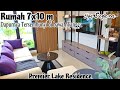 Rumah Minimalis 7x10m Dapurnya tersembunyi | Premier Lake Residence tipe Segara