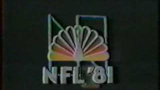 NBC NFL '81 Pre-Game Intro with Bryant Gumbel & Mike Adamle