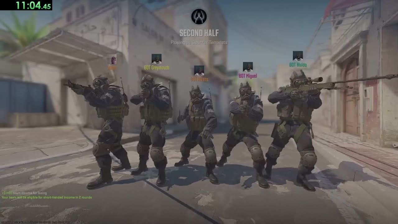 Dust 2 1v5 Tour of Duty Competitive [