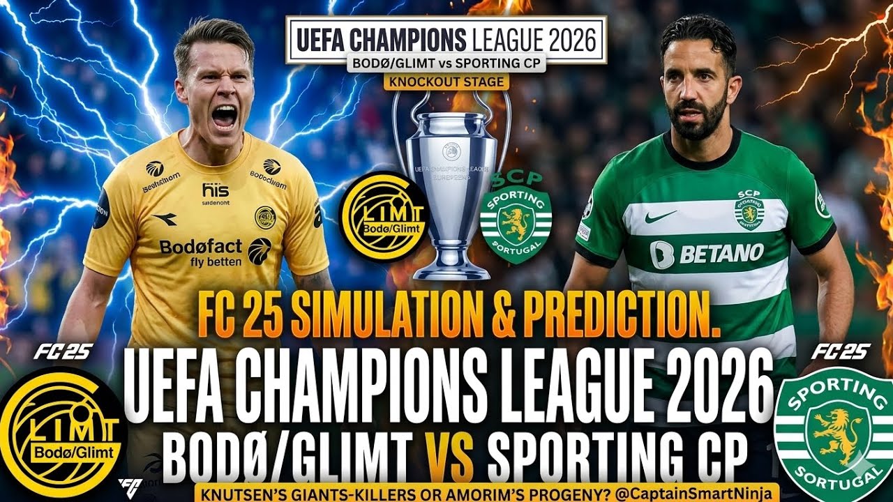 2026 UEFA CHAMPIONS LEAGUE. BODØ/GLIMT VS SPORTING CP.FC 25 SIMULATION.