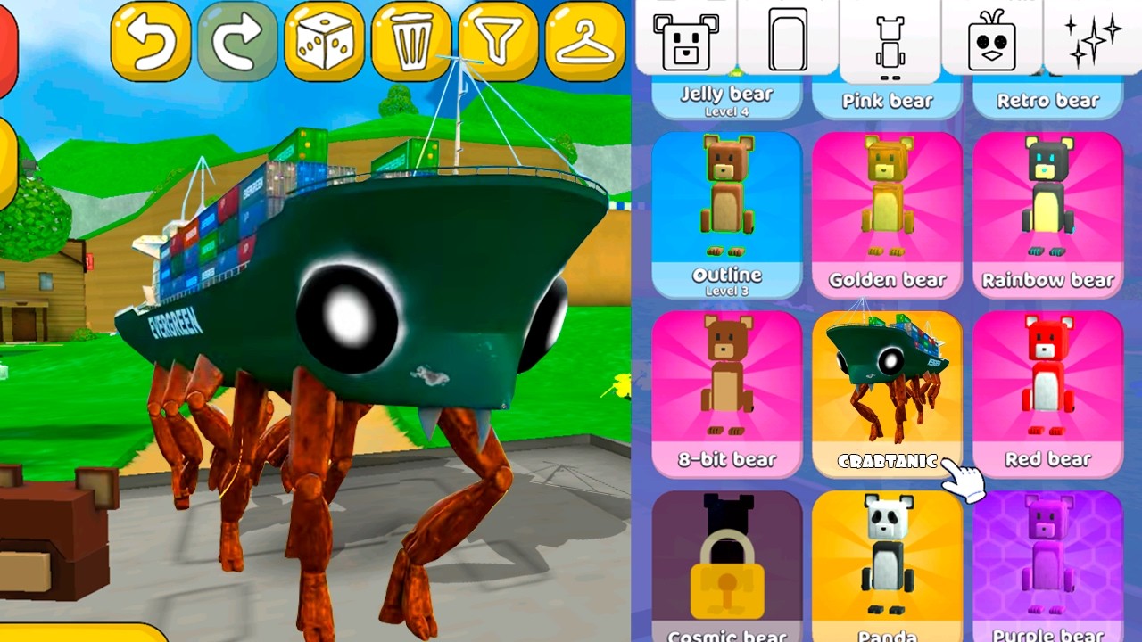 New CRABTANIC Update! - Super Bear Adventure Gameplay Walkthrough