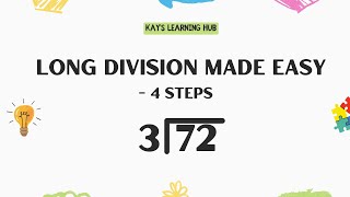Easy Steps for Long Division || Math for Grades 3, 4, 5, 6 and above