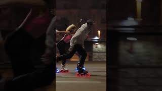 Lighting up the streets with the new Neons Wheels #shorts  #rollerskating #inlineskates