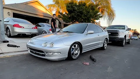 Tein Coilover Install on Acura Integra!