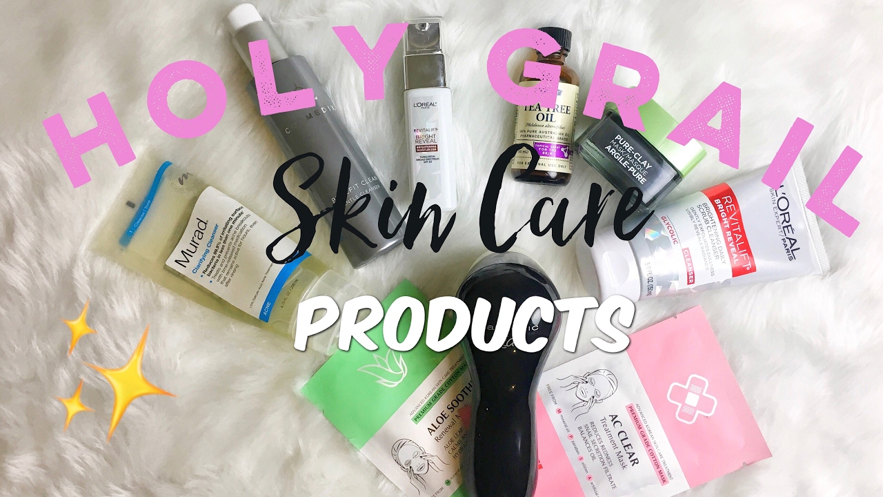 Holy Grail Skin Care Products for a CLEAR FACE || Abbyroaad
