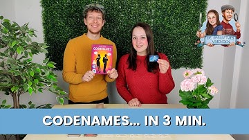 Codenames... in 3 minutes
