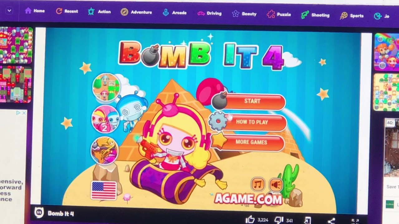 Bomb It 4 (Flash Game) Gameplay YouTube