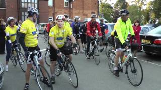 Marie Curie Solihull to Paris Cycle Ride  - September 2011