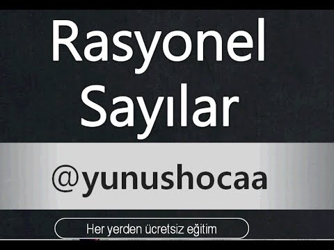 Rasyonel Sayılar @yunushocaa