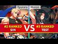 GGST 2.00 ▰ Tyurara (#2 Ranked Sin) vs Maron (#3 Ranked Testament). High Level Gameplay