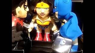 Now Nightwing & Batman Flirting With Wonderwoman