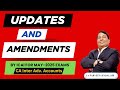 CA Inter Adv. Accounts : Updations and Amendments by ICAI for May -2025 Exams