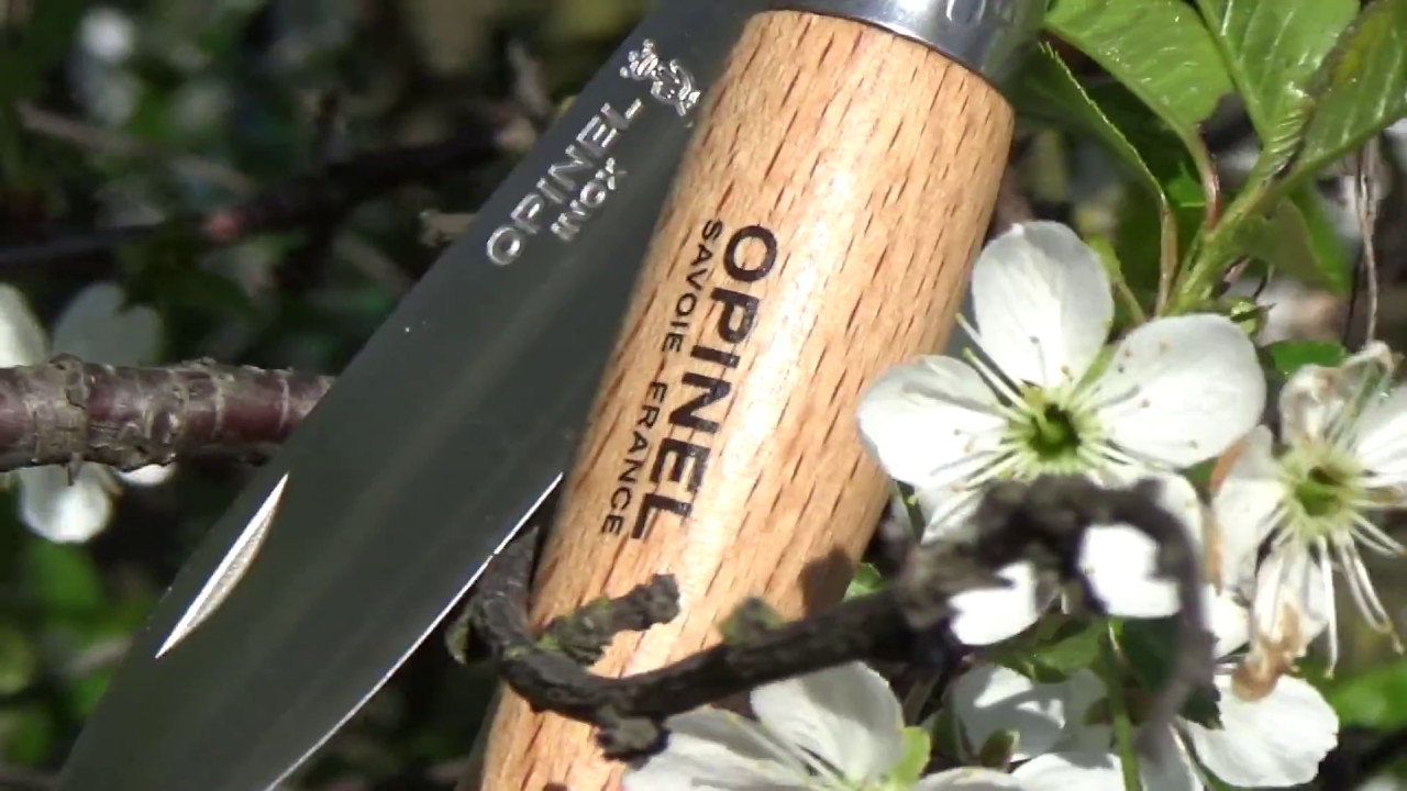 Садовый нож Opinel №08 Garden - YouTube